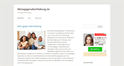 Desktop Screenshot of aktivgegenabschiebung.de